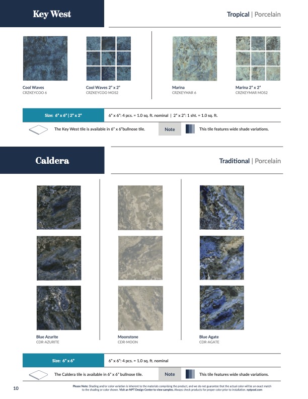 Little Tile Inc - Online Source To Pool Tiles - Pool Glass - Pool